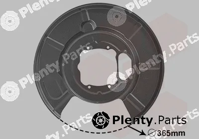Van Wezel 0655373 — Splash Guard, brake disc