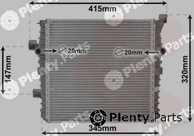 Van Wezel 58012718 — Radiator, engine cooling