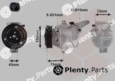 Van Wezel 2701K705 — Compressor, air conditioning