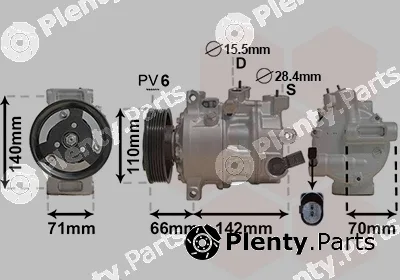 Van Wezel 0301K703 — Compressor, air conditioning