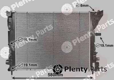 Van Wezel 43002608 — Radiator, engine cooling