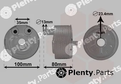 Van Wezel 33003431 — Oil Cooler, engine oil