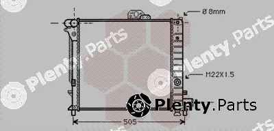 Van Wezel 47002019 — Radiator, engine cooling