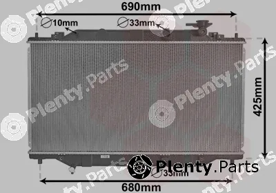 Van Wezel 27002269 — Radiator, engine cooling