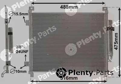 Van Wezel 33015701 — Condenser, air conditioning