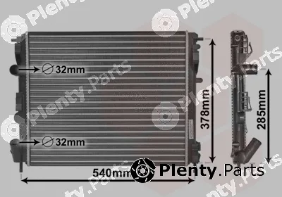 Van Wezel 43002269 — Radiator, engine cooling