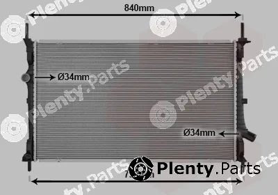 Van Wezel 18012729 — Radiator, engine cooling