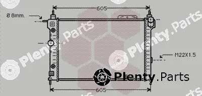 Van Wezel 37002029 — Radiator, engine cooling