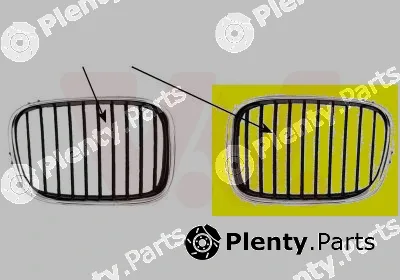 Van Wezel 0639511 — Radiator Grille ** Equipart **