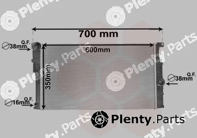 Van Wezel 06002448 — Radiator, engine cooling