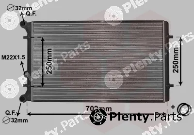 Van Wezel 03002155 — Radiator, engine cooling *** IR PLUS ***