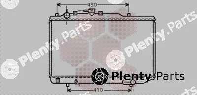 Van Wezel 27002221 — Radiator, engine cooling