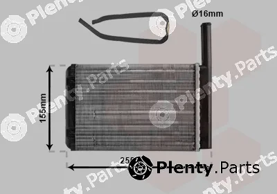 Van Wezel 18006134 — Heat Exchanger, interior heating