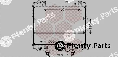 Van Wezel 21002038 — Radiator, engine cooling