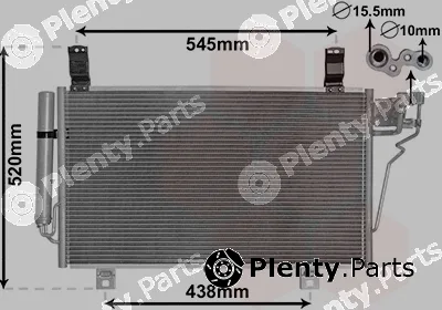 Van Wezel 27015700 — Condenser, air conditioning