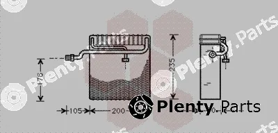 Van Wezel 8100V036 — Evaporator, air conditioning