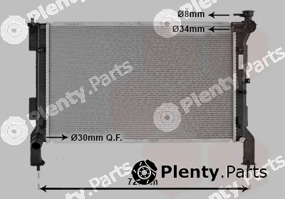 Van Wezel 83012730 — Radiator, engine cooling