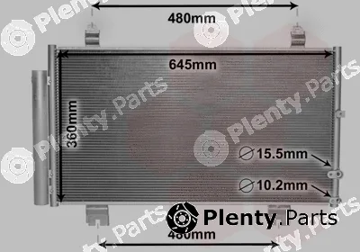 Van Wezel 53005653 — Condenser, air conditioning