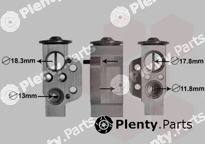 Van Wezel 58001333 — Expansion Valve, air conditioning