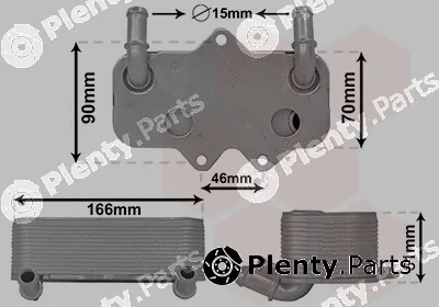Van Wezel 37013710 — Oil Cooler, engine oil
