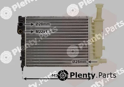 Van Wezel 09002046 — Radiator, engine cooling