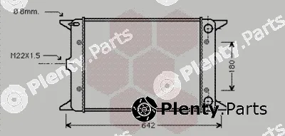 Van Wezel 58002023 — Radiator, engine cooling