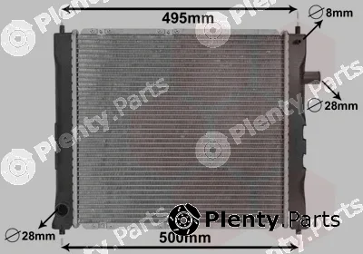 Van Wezel 02002097 — Radiator, engine cooling