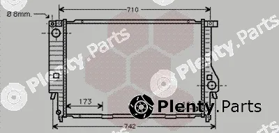 Van Wezel 06002133 — Radiator, engine cooling