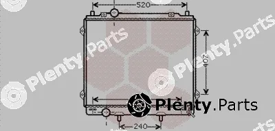 Van Wezel 82002162 — Radiator, engine cooling