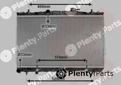 Van Wezel 82002105 — Radiator, engine cooling