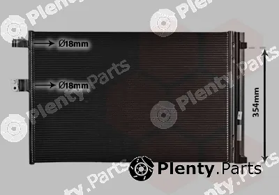 Van Wezel 06015707 — Condenser, air conditioning