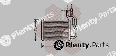 Van Wezel 83006088 — Heat Exchanger, interior heating