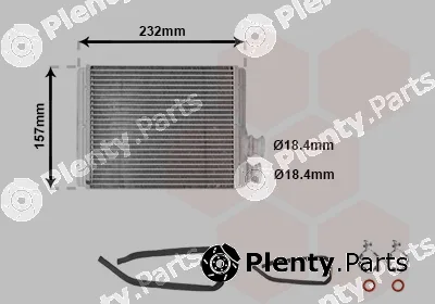 Van Wezel 09006286 — Heat Exchanger, interior heating