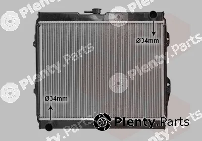 Van Wezel 58002090 — Radiator, engine cooling