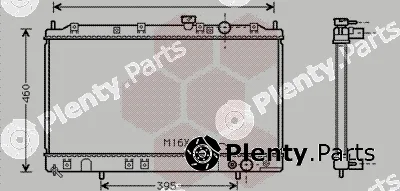 Van Wezel 32002136 — Radiator, engine cooling