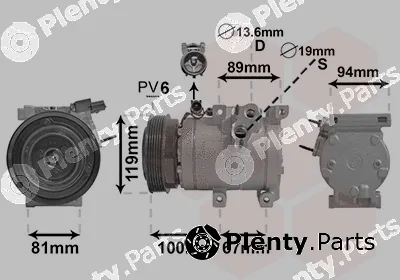 Van Wezel 8200K341 — Compressor, air conditioning