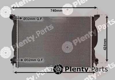 Van Wezel 03002204 — Radiator, engine cooling