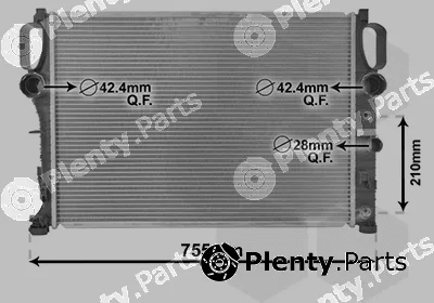 Van Wezel 30002341 — Radiator, engine cooling