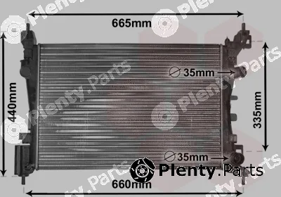 Van Wezel 37002408 — Radiator, engine cooling