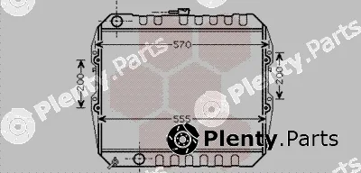 Van Wezel 53002183 — Radiator, engine cooling
