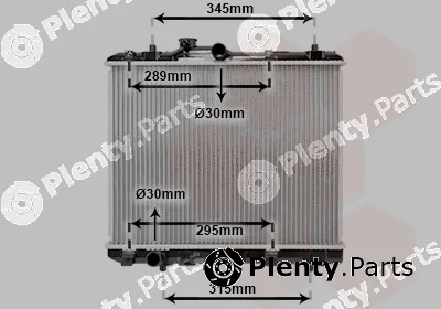 Van Wezel 52002111 — Radiator, engine cooling