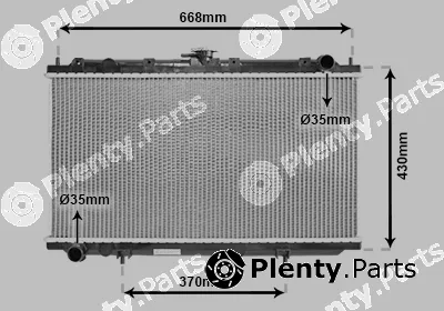 Van Wezel 13002179 — Radiator, engine cooling