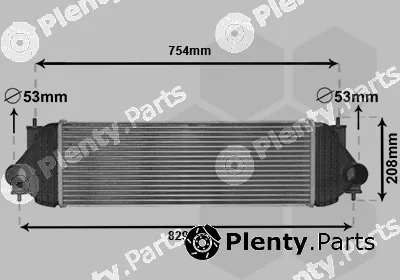 Van Wezel 52004134 — Charge Air Cooler