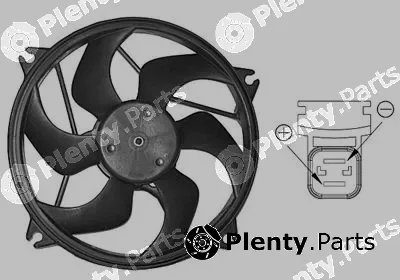 Van Wezel 0904746 — Fan, engine cooling