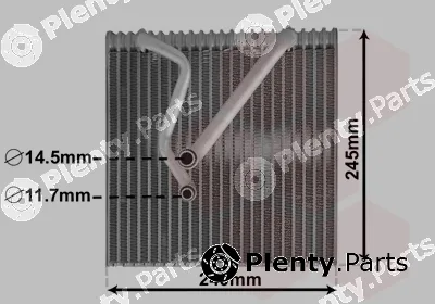Van Wezel 5800V241 — Evaporator, air conditioning