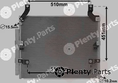 Van Wezel 53005697 — Condenser, air conditioning