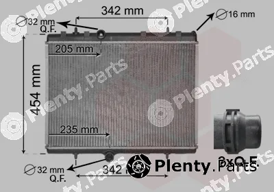 Van Wezel 09012706 — Radiator, engine cooling *** IR PLUS ***