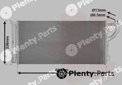 Van Wezel 83015714 — Condenser, air conditioning