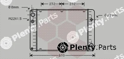 Van Wezel 74002006 — Radiator, engine cooling