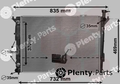 Van Wezel 82002352 — Radiator, engine cooling